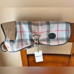 Barbour Tartan Fleece-Lined Dog Coat | Size M | NWT | Plaid Jack